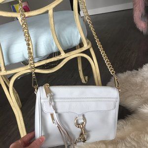 NWOT Rebecca Minkoff Crossbody in soft grey